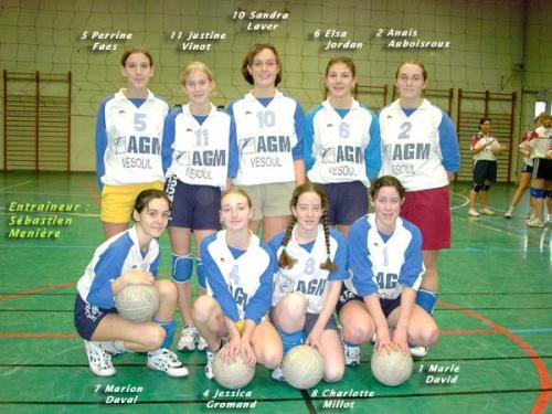 AGM Volley Vesoul cadettes 2002