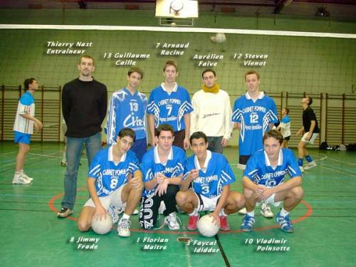 AGM Volley Vesoul juniors 2002